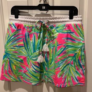 Lilly Pulitzer NWT! Zia skirt Tiki Pink Tropical Leaf Print Skirt
